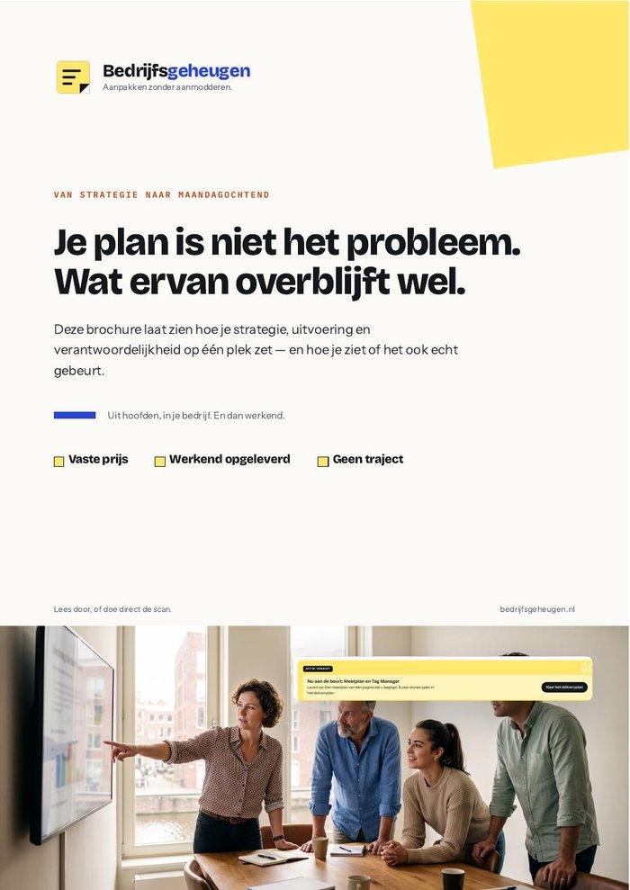 Omslag van de brochure